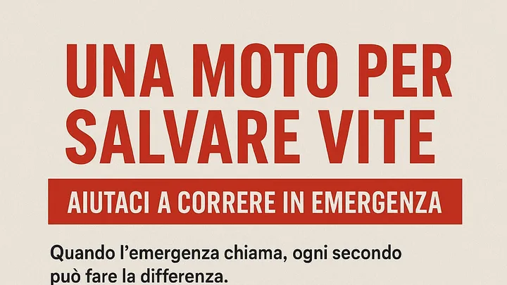 Moto da enduro alla protezione civile? Un progetto per salvare vite