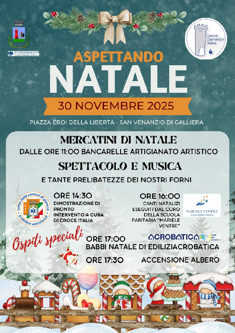 Dimostrazione di Intervento Sanitario all’evento “Aspettando Natale”